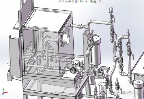 汽車零部件清洗機3d數(shù)模圖紙 solidworks設(shè)計